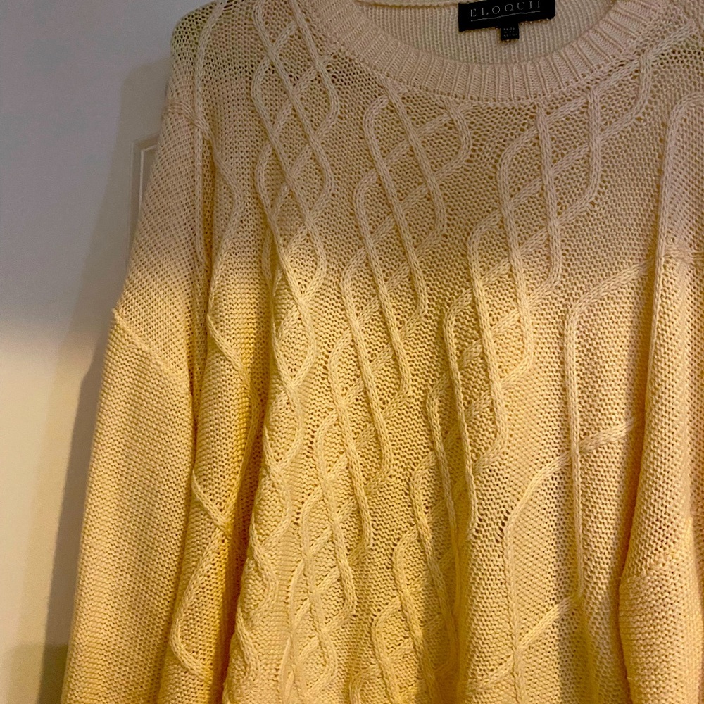ELOQUII Tie Back Sweater